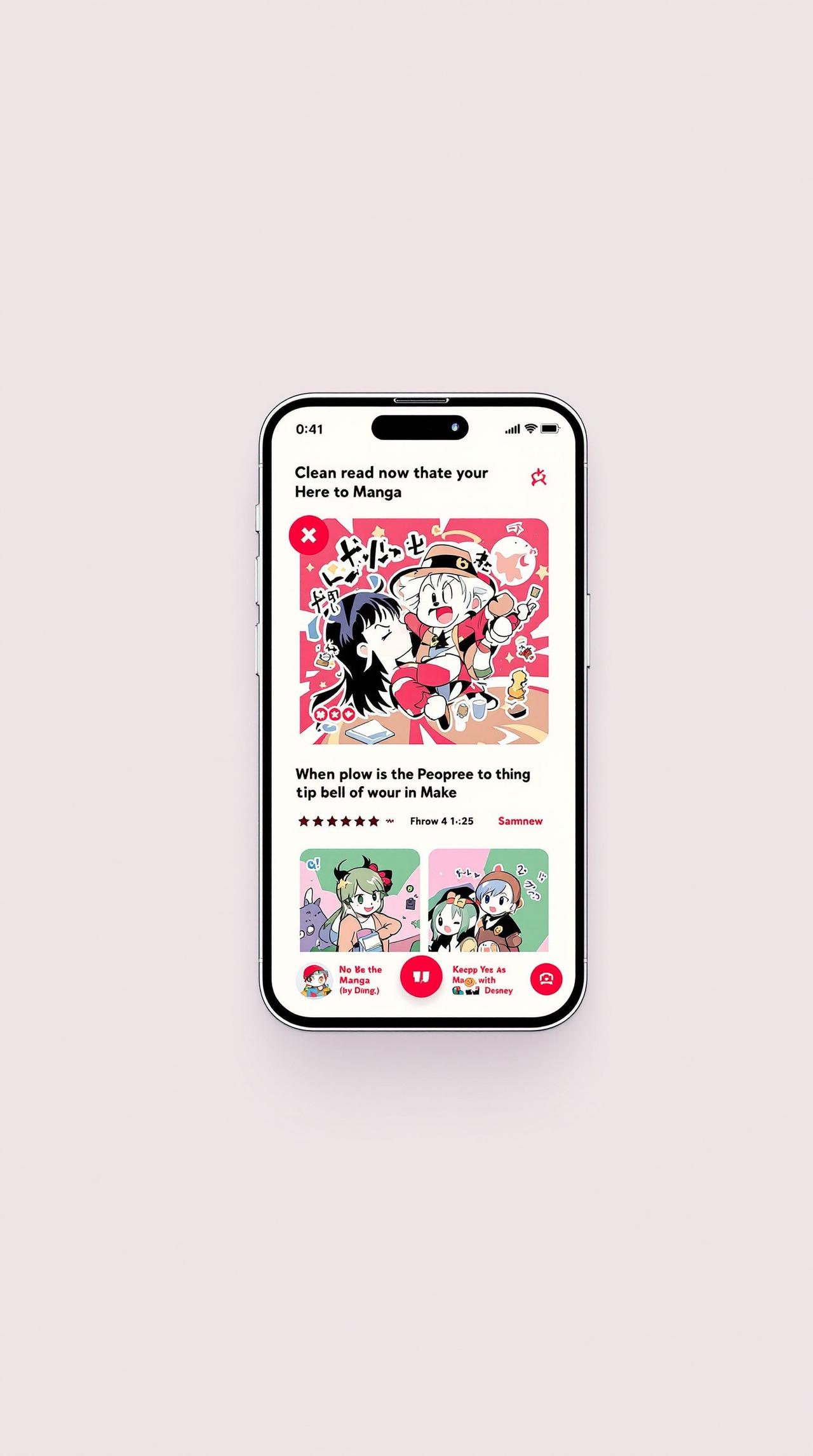 漫世界APP首页界面预览
